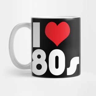 I love 80s typography design Mug